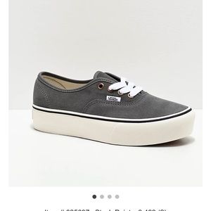 Vans suede platform sneakers